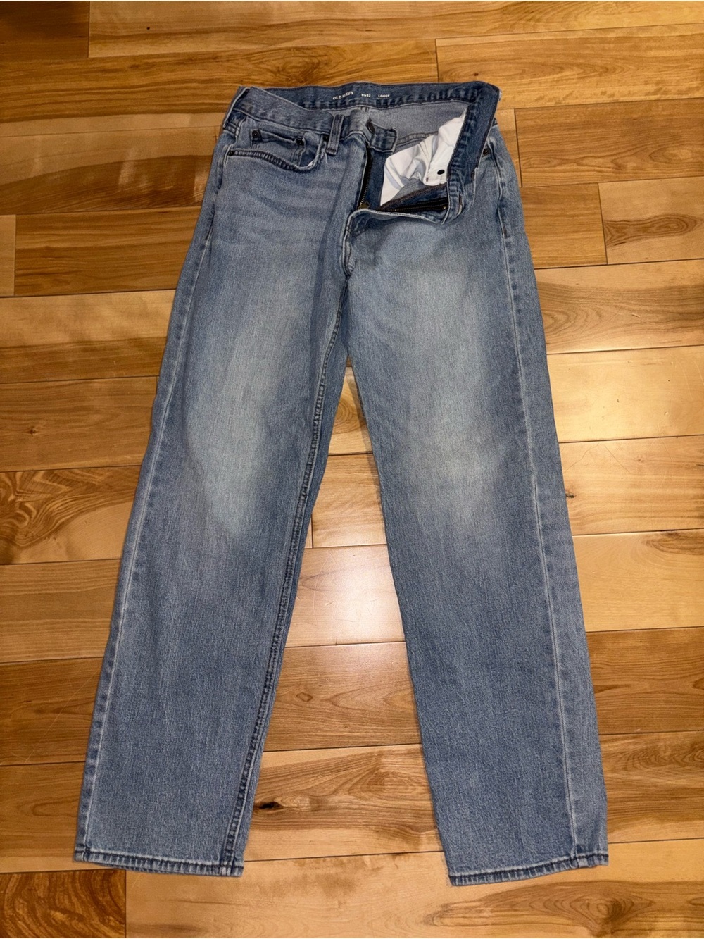 Old Navy Men's Light Blue Straight Jeans